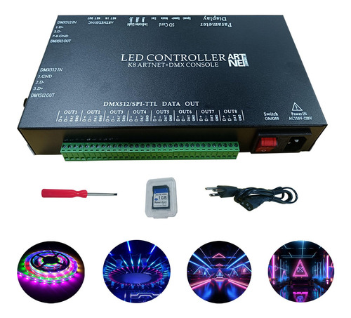 Controlador De Led Addressable, Ws2811 Ws2812 Rgb Pixel