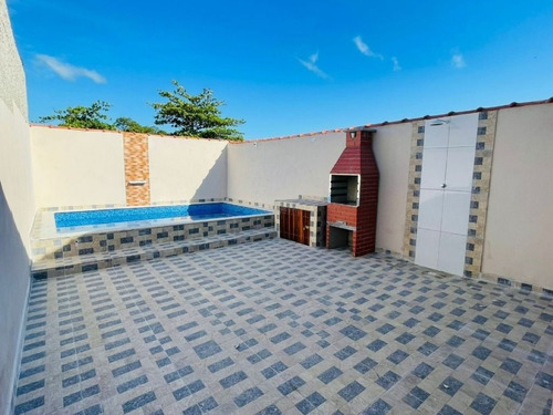 Imagem 6 de 15 de Linda Casa Com Piscina, Churrasqueira E 1 Suíte Em Itanhaém, Litoral Sul De Sp. Aceita Financiamento Bancário.