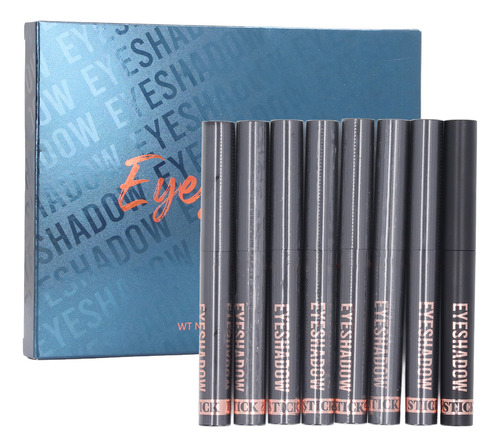 Juego De 8 Sombras De Ojos Eye Shadow Stick, 0.07 Onzas, Imp