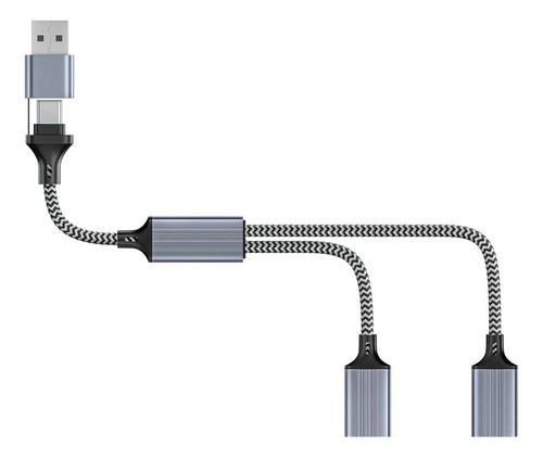 Adaptador Usb Divisor Y De Alimentación De Host Usb/tipo C 2