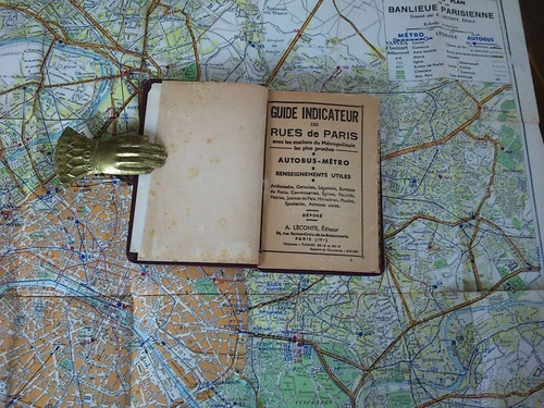 Imagen 2 de 2 de Guía Rues Metro De Paris Arrondessemen - Leconte Con Mapas