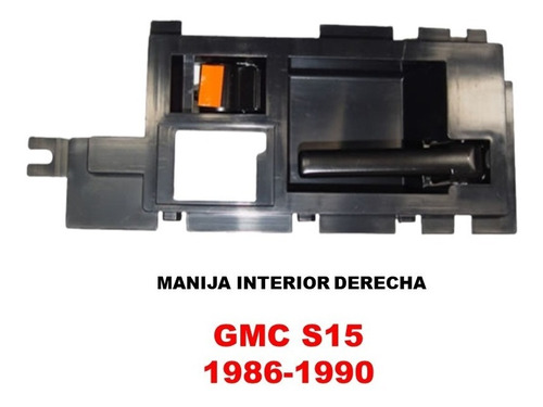 Manija Interior Gmc S15 1986-1990 Lado Derecho Negro