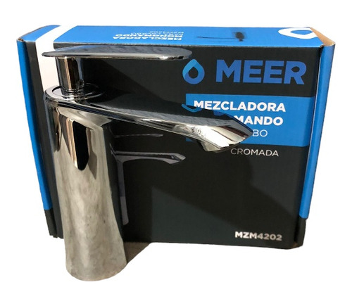 Llave Mezcladora  Monomando  Lavabo Cromo Baño  