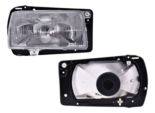 (par) Faros Manual P/halogeno Vw Jetta 1991 1992 Depo