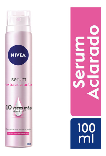 Desodorante Nivea Spray Extra Aclarado Serum 100ml