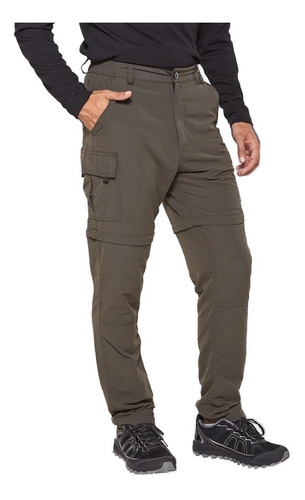 Pantalon Sherpa Montagne Desmontable Secado Rápido Cargo