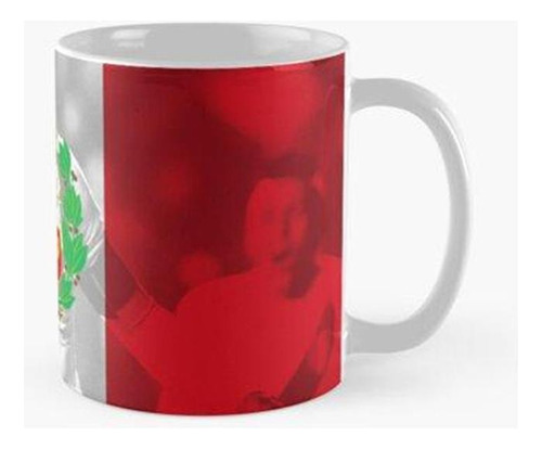 Taza Copa Mundial De Rusia 2018 Peru Bandera Calidad Premium