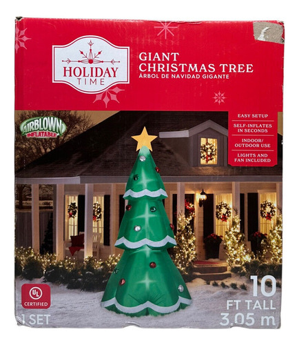 Inflable Árbol De Navidad  10 Ft Tall 3.05m 