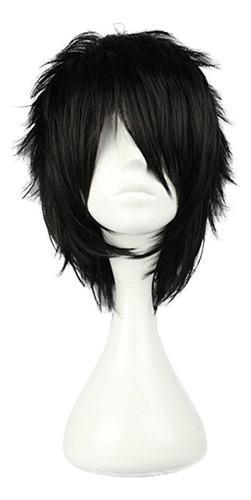 Peluca De Pelo Sintético Anime Death L Cos Para Hombre L.law