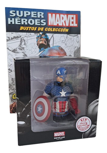 Capitan América/muñeco De Colección Marvel Original