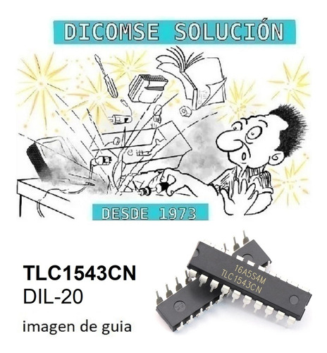 Circuito Integrado Tlc1543cn Tlc1543 10 Bit A/d Converter