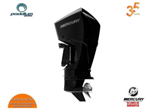 Imagem 6 de 6 de Motor Mercury 4t 225hp Cxl V6 Dts Comando Eletrônico Poddium