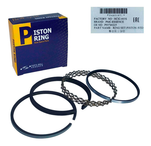 Imagen 3 de 8 de Anillos Std Aveo 2012 2013 2014 Lt Ls Speed Original