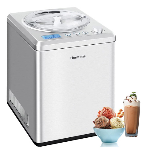 Maquina Para Hacer Helado Homtone Con Compresor 