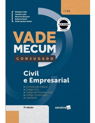 Vade Mecum Conjugado Civil E Empresarial 3ª Edição (2021)