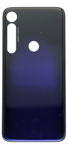 Tapa De Plastico Compatible Con  Motorola G8 Plus Azul 