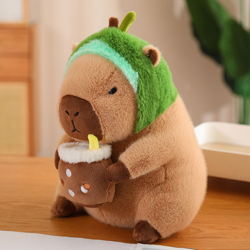 N Lindo Peluche Capybara Hogar Decorativo Aguacate 40cm