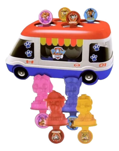 Paw Patrol Camion Fabrica De Helados De Palitos Original 