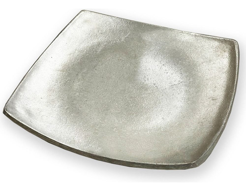 Plato Principal De Aluminio Ide Fundido Cuadrado 25  X 25 Cm