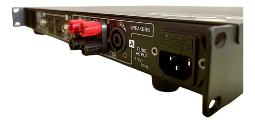 Potencia Slim Som Profissional 2000w Rms Ksr Pro Ksa1000 X2 Cor Preto Potência De Saída Rms 2000 W 127v