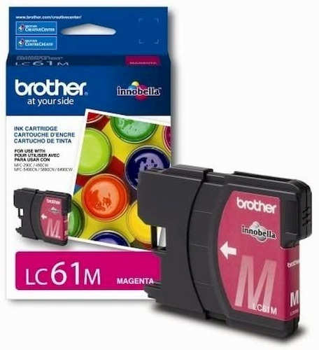 Tinta Magenta Brother Mfc6490cw Inkjet / Lc61m