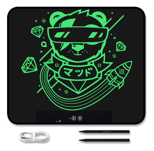 Tableta De Escritura Lcd Con Pantalla Monocromática De 16 Pu