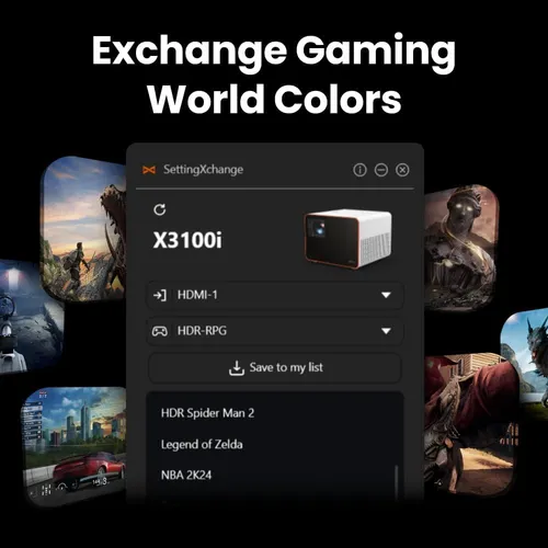 Proyector 4k Para Juegos Benq X3100i | 3300 Lúmenes, Android