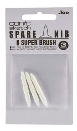 Punta Para Marcador Copic Ciao Y Sketch Super Brush *3 Uni.