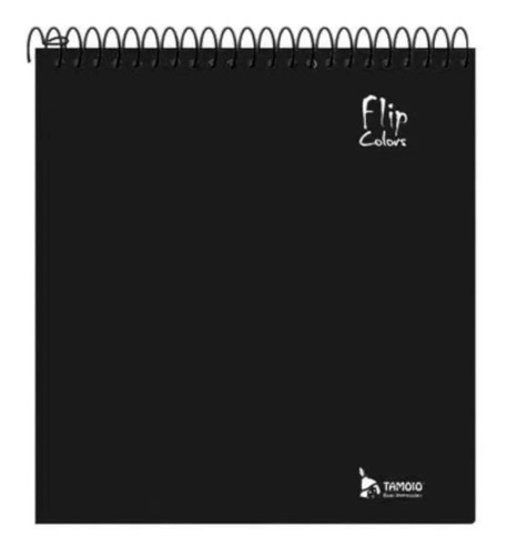 Caderno 1/4 Tamoio Espiral Flip Neutro 160 Folhas 02553