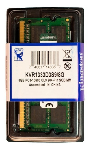 Ram Para Laptop Soddim Kingston Ddr3 8gb