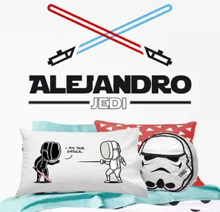 Nombre Personalizado Star Wars Sable Luz Vinilo Decorativo