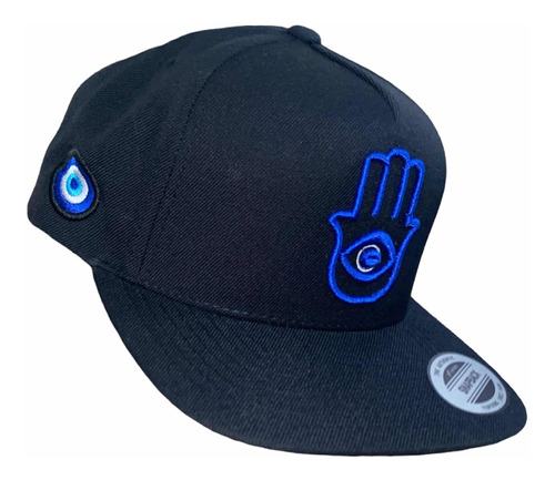 Gorra Mano De Fatima Y Ojo Turco Protección Snapback Yupoong