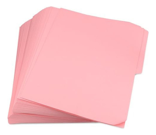 Folder Tamaño Carta Colores Claros Paquete C/100 Pz