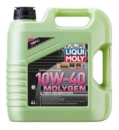 Aceite Liqui Moly 10w40 Antifriccion Molygen X 4l