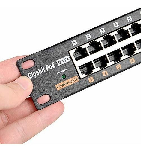 Inyector Poe 24 Puerto Gigabit Gpoe 24b Pasivo At Activo