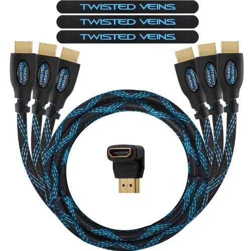 Cables Hdmi De Alta Velocidad Twisted Veins3achb6 6 Pies