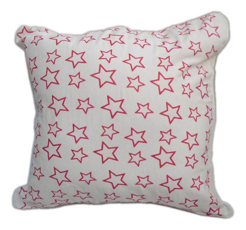 6 (pack) Almohadas Con Fundas De Tusor Con Estrellas 50x50