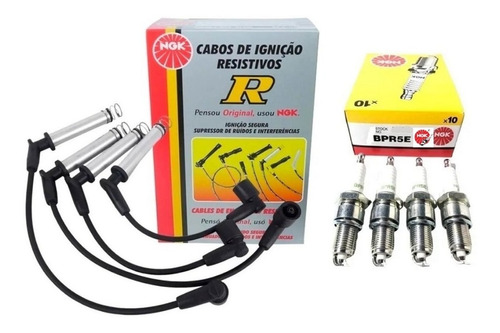 Kit Juego Cables Y Bujías Chevrolet Meriva Agile Spin Ngk