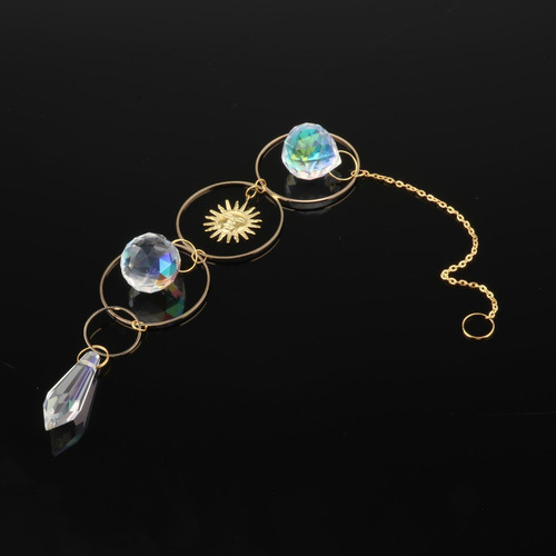 Yz Atrapasol Colgante Con Cadena De Cuentas De Cristal