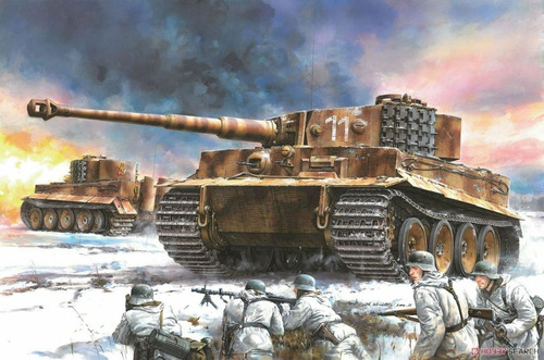 Tanque Tiger I Mid Production Con Zimmerit Trumpeter A 1 :35