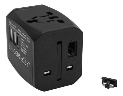 Adaptador De Corriente De Viaje Universal De Pared Todo En U