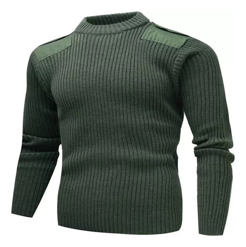 Jersey Táctico Militar De Punto Para Hombre