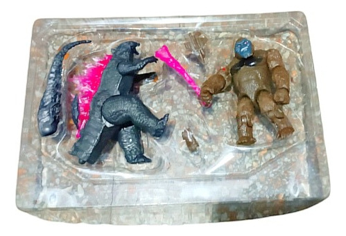 Muñecos King Kong Y Godzilla En Caja Colección Adorno
