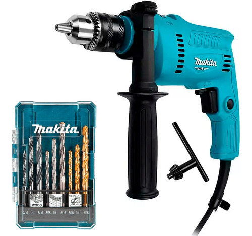 Taladro Rotomartillo M0801b Makita 570w + Juego De Brocas