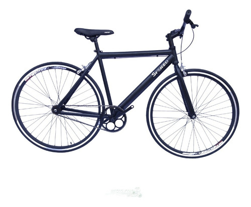 Bicicleta Fix/urbana Rin 700 Con Cambios Shimano 21 Vel Color Negro Tamaño Del Marco 50 Cm