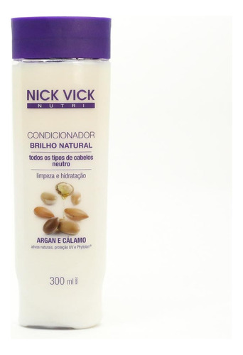 Condicionador Nick Vick Nutri Brilho Natural 300ml