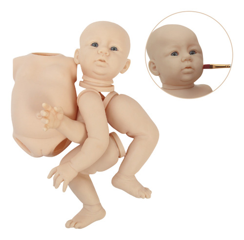 Kit Boneca Reborn Molde Abigail Corpo Articulado + Olho