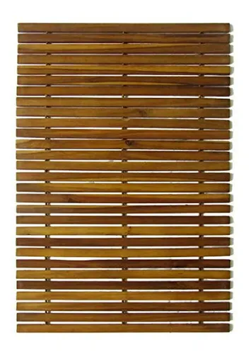 Tapete De Baño De Acacia Para Ducha O Sauna Exterior 31.5 X1