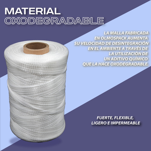 Rollo Malla Extruida 100cm De Abertura X 1000 Metros
