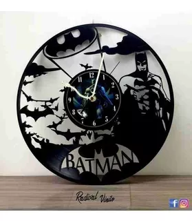 Reloj De Vinilo Batman 4 Comics Regalos Decoracion